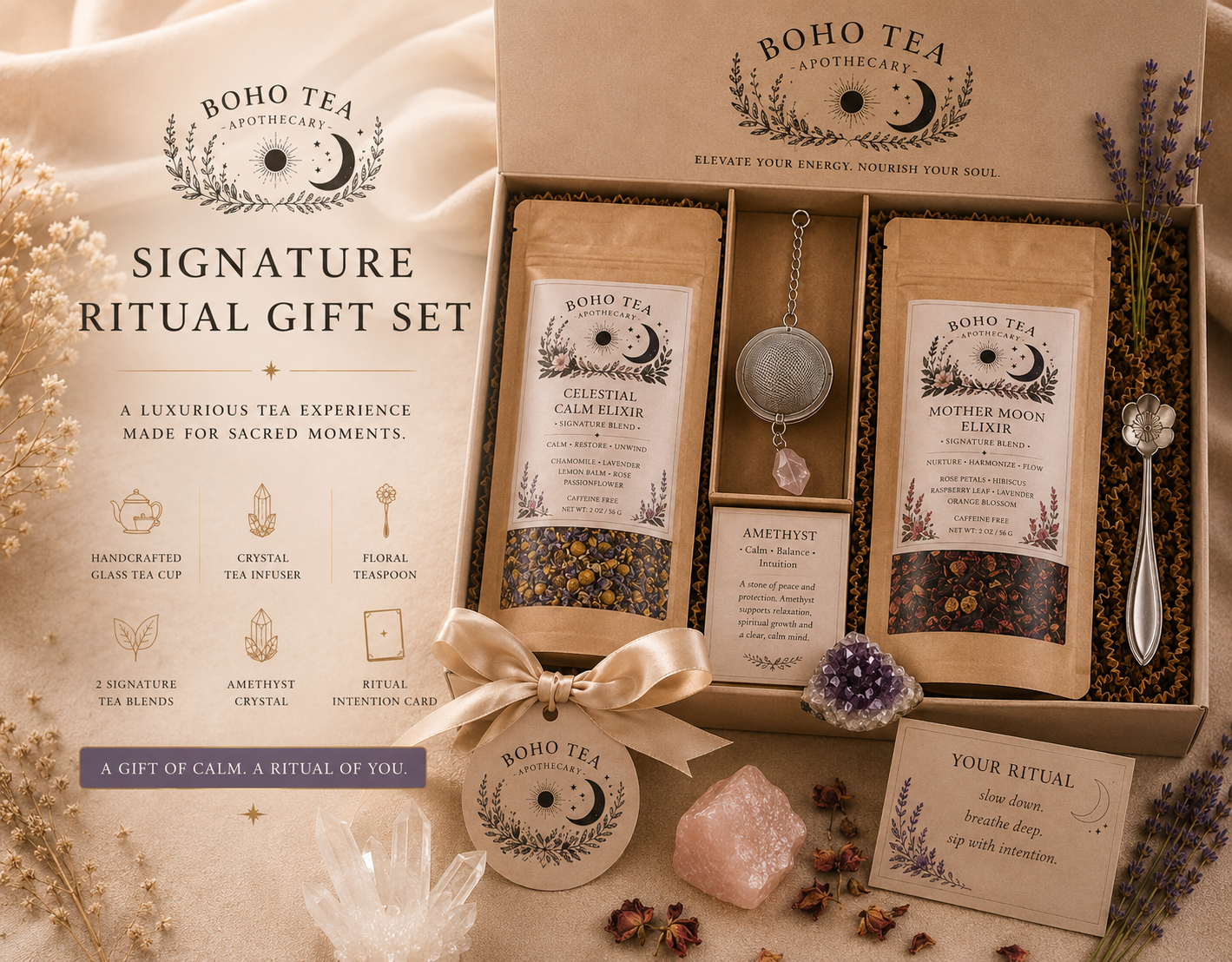 Signature Ritual Gift Set — Without Glass Tea Cup