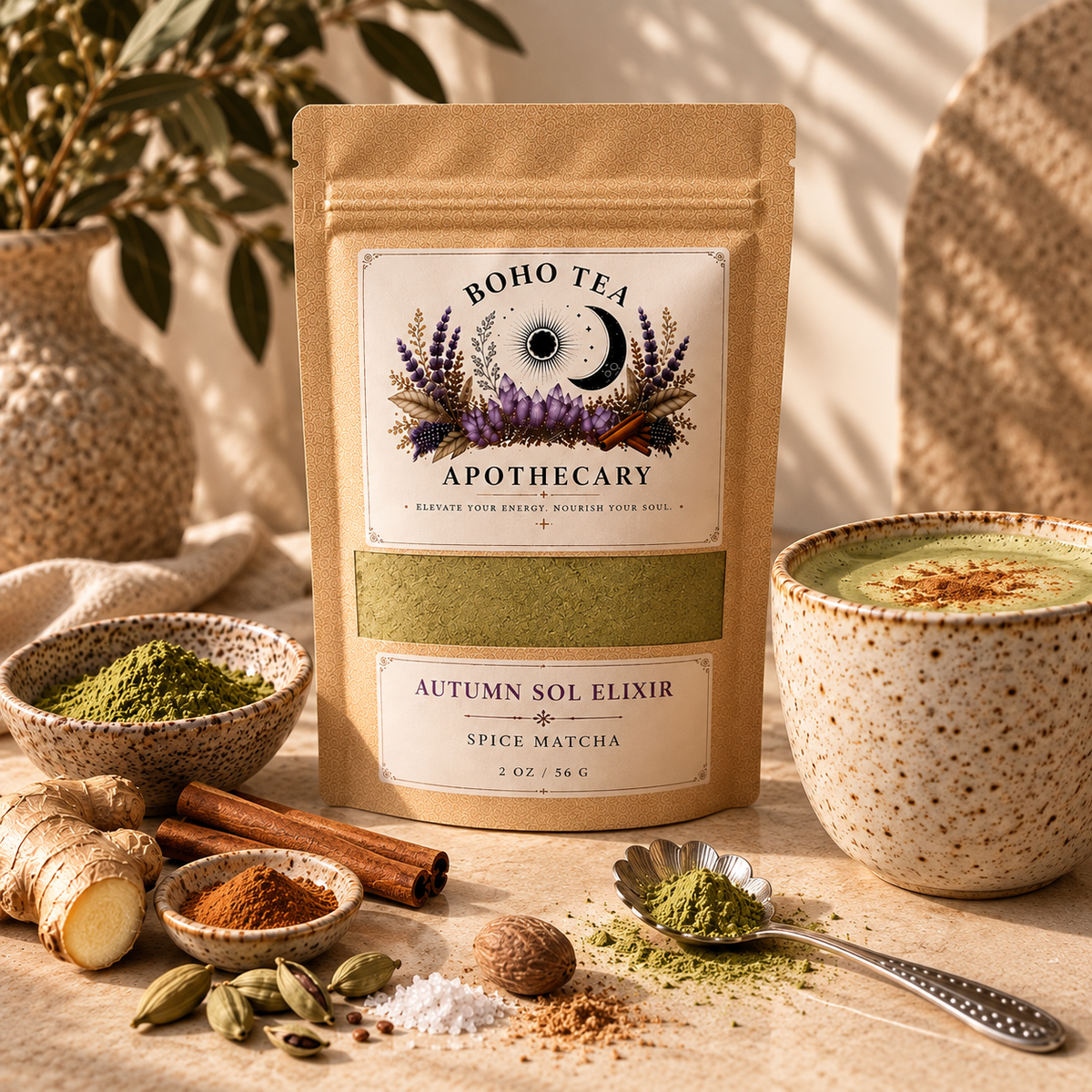 Autumn Sol Elixir | Spice Matcha